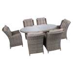 Aiamööblikomplekt TRENTO laud ja 6 tooli - Image 5