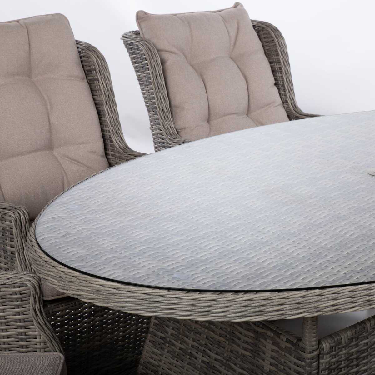 Aiamööblikomplekt TRENTO laud ja 6 tooli - Image 6