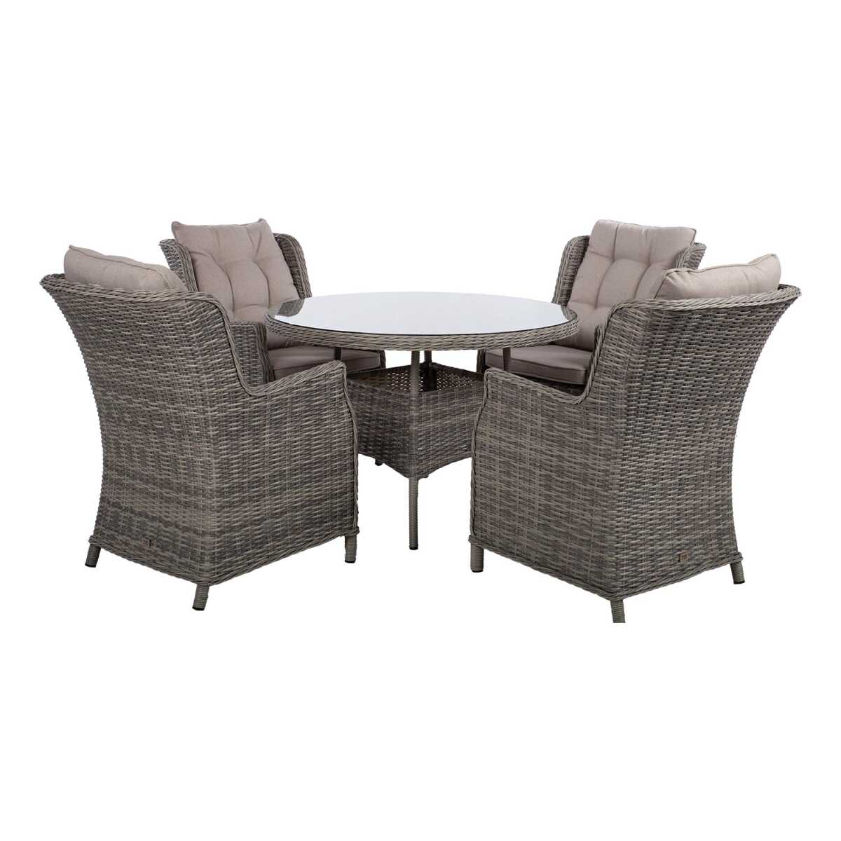 Aiamööblikomplekt TRENTO laud ja 4 tooli - Image 2