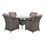 Aiamööblikomplekt TRENTO laud ja 4 tooli - Image 2