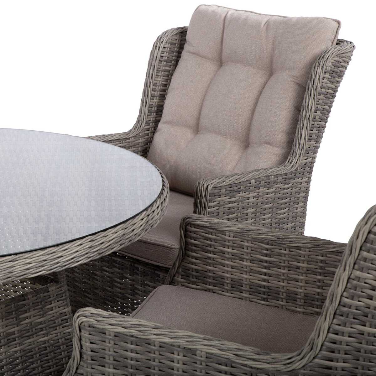 Aiamööblikomplekt TRENTO laud ja 4 tooli - Image 3