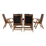 Aiamööblikomplekt FABIOLA laud ja 6 tooli - Image 3