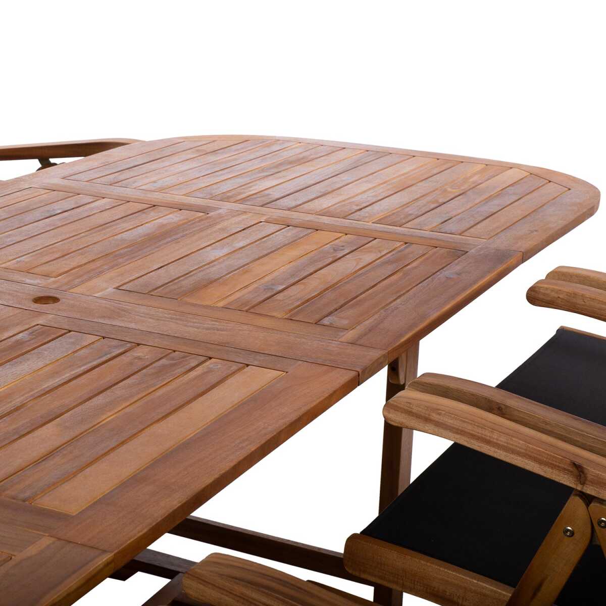 Aiamööblikomplekt FABIOLA laud ja 8 tooli - Image 6