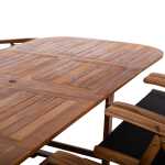 Aiamööblikomplekt FABIOLA laud ja 8 tooli - Image 6