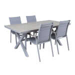 Aiamööblikomplekt CORINNA laud ja 4 tooli - Image 2