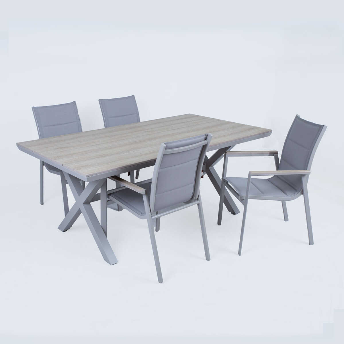 Aiamööblikomplekt CORINNA laud ja 4 tooli - Image 4