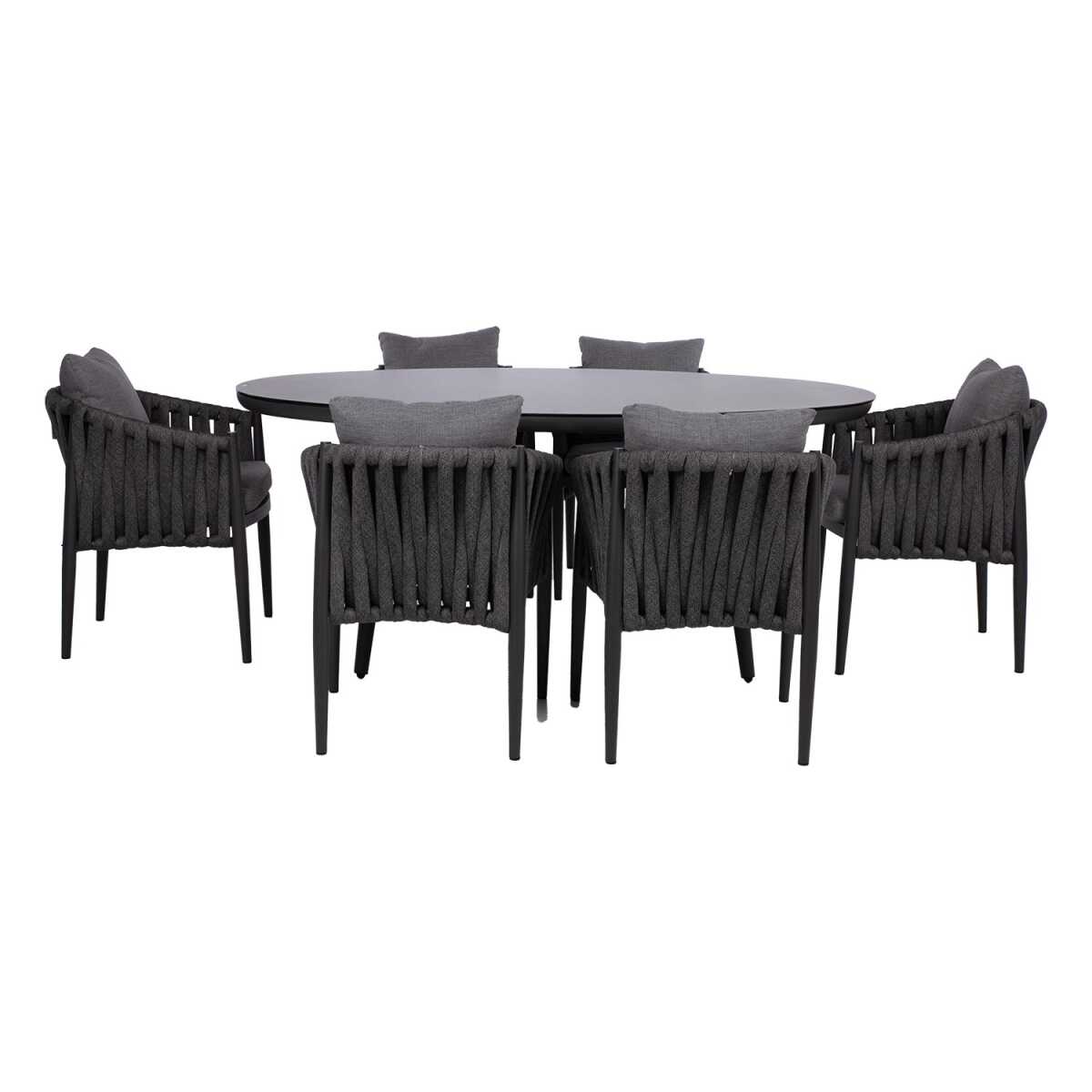 Aiamööblikomplekt BRISTOL laud ja 6 tooli - Image 2