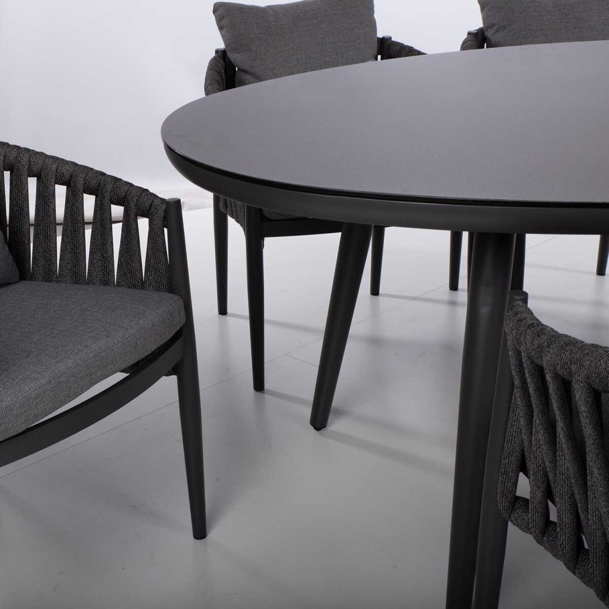 Aiamööblikomplekt BRISTOL laud ja 6 tooli - Image 5