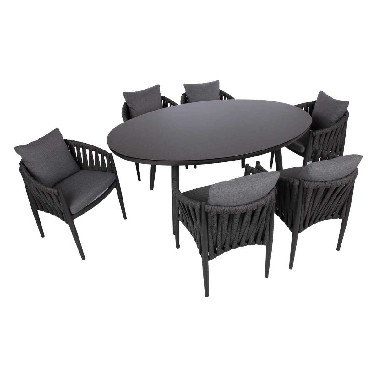 Aiamööblikomplekt BRISTOL laud ja 6 tooli - Image 6