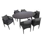 Aiamööblikomplekt BRISTOL laud ja 6 tooli - Image 6