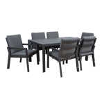 Aiamööblikomplekt TOMSON laud ja 6 tooli 25162