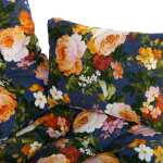 Kiigepadjad ROMA 108x56x10cm, sinised lilled, 3tk - Image 3