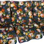 Kiigepadjad ROMA 108x56x10cm, sinised lilled, 3tk - Image 4