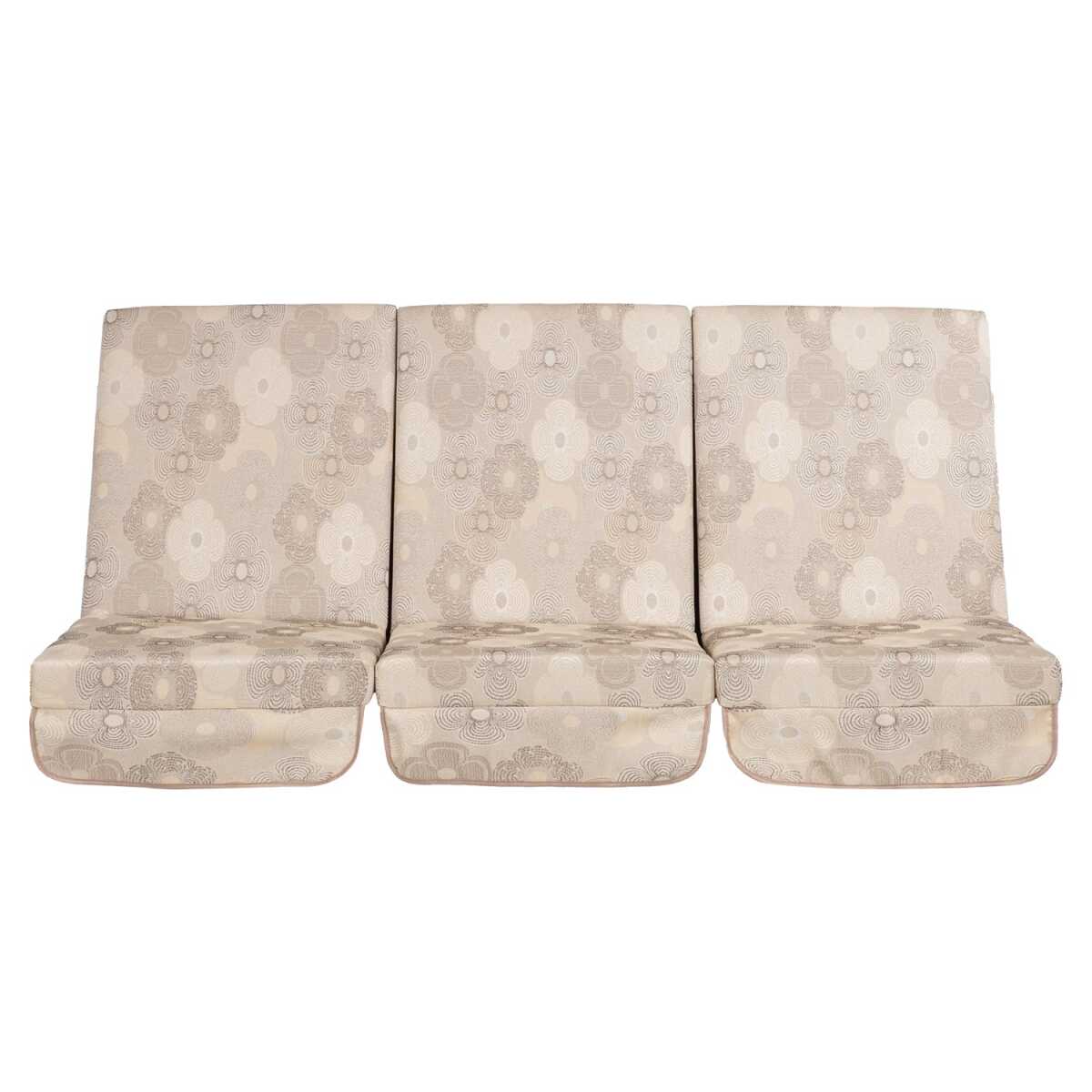 Kiigepadjad MONTREAL 114x52x9cm, beežid ringid, 3tk - Image 2