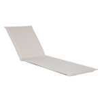 Lamamistooli kate SUMMER 55x190x5cm, naturaalvalge