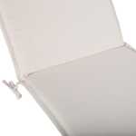 Lamamistooli kate SUMMER 55x190x5cm, naturaalvalge - Image 3