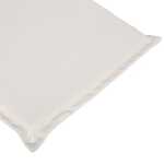 Lamamistooli kate SUMMER 55x190x5cm, naturaalvalge - Image 4