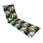 Lamamistooli kate SUMMER FLOWER 55x190x5cm, tume lillemuster - Image 2
