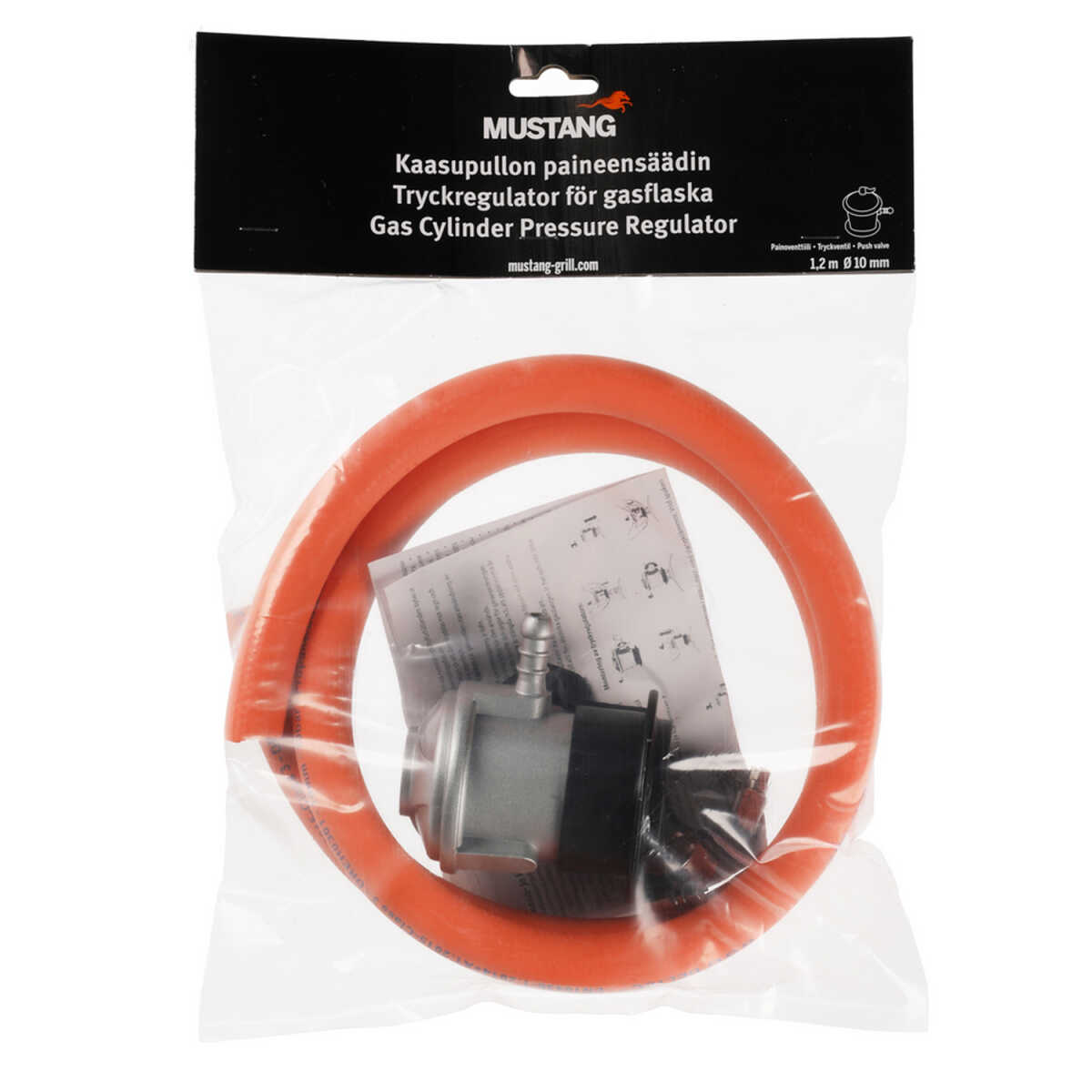 Gaasiregulaator MUSTANG D10mm, voolik 1, - Image 2