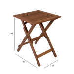 Laud ROUEN 50x50xH68cm, meranti - Image 6