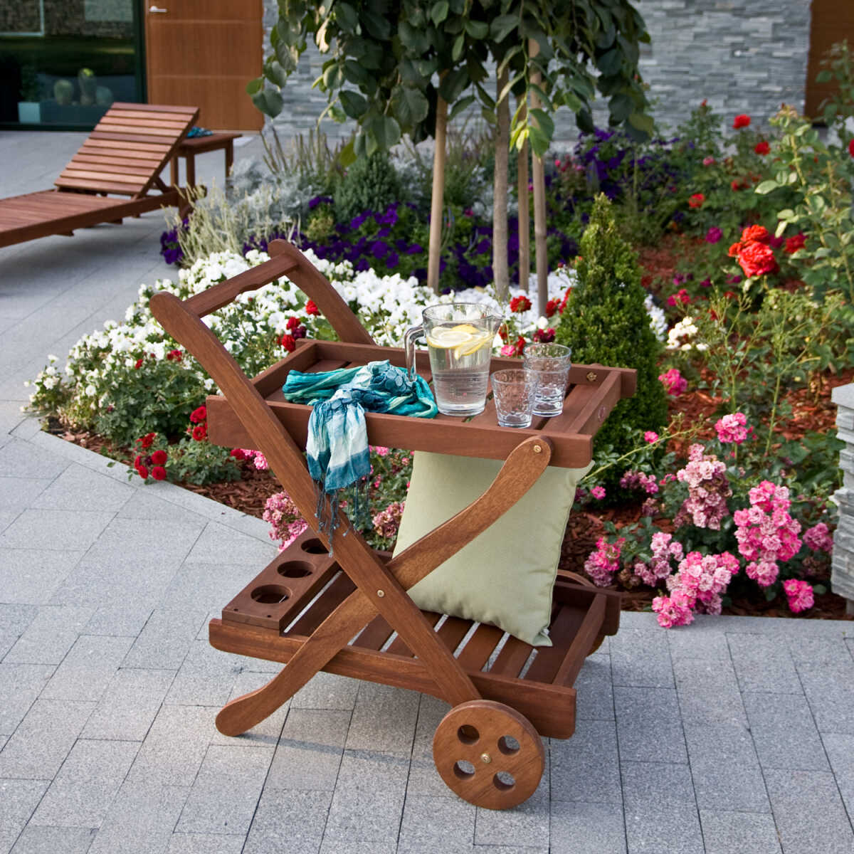 Serveerimislaud VICTORIA 84x50xH81cm, meranti - Image 5