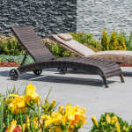 Lamamistool WICKER tumepruun - Image 2