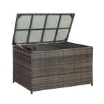 Padjakast WICKER 122x52xH62cm, tumepruun - Image 2