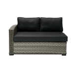 Mooduldiivan GENEVA 2-kohaline, vasaku käetoega, hall - Image 3