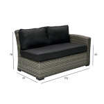 Mooduldiivan GENEVA 2-kohaline, parema käetoega, hall - Image 2