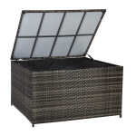 Padjakast WICKER 140x80xH65cm, tumepruun - Image 2