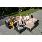 Aiamööblikomplekt DAWSON laud, nurgadiivan ja tumba - Image 5